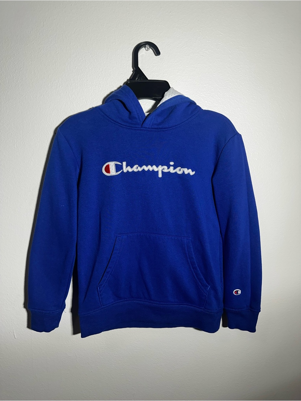 Champion Boys Blue Hoodie Sweatshirt